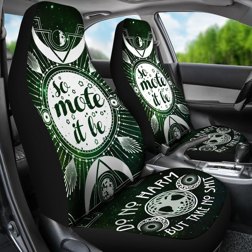 So Mote It Be Wicca - Witch Seat Covers 0822