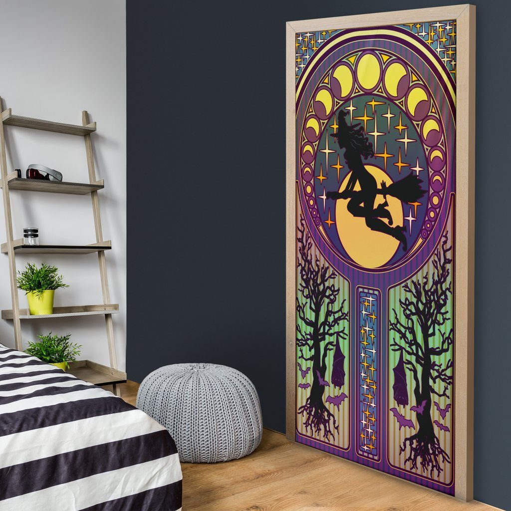 Witch Moon Phases - Witch Door sticker 0822