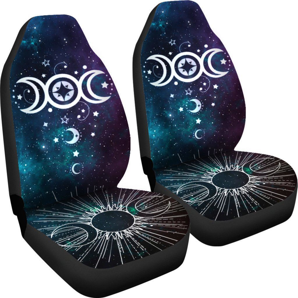 Triple Moon Wicca - Witch Seat Covers 0822