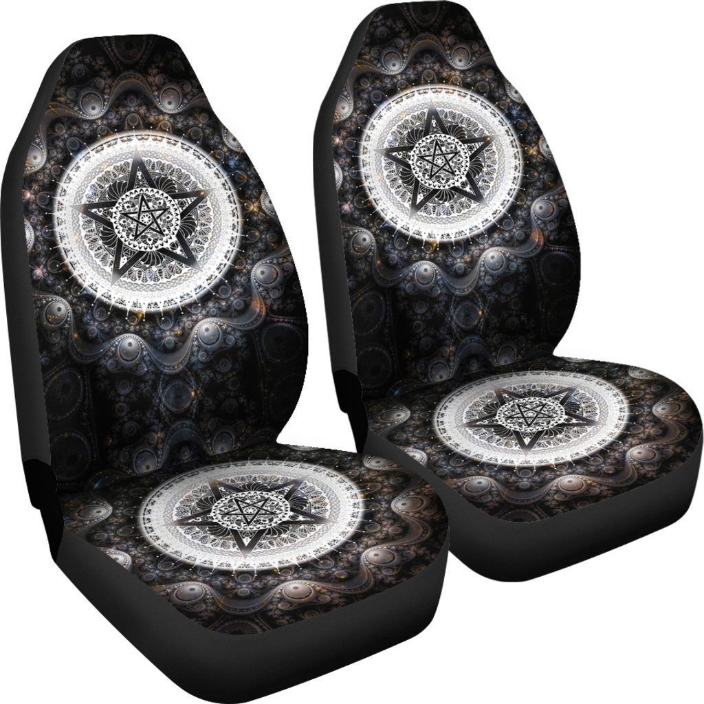 Wiccan Star - Witch Seat Covers 0822