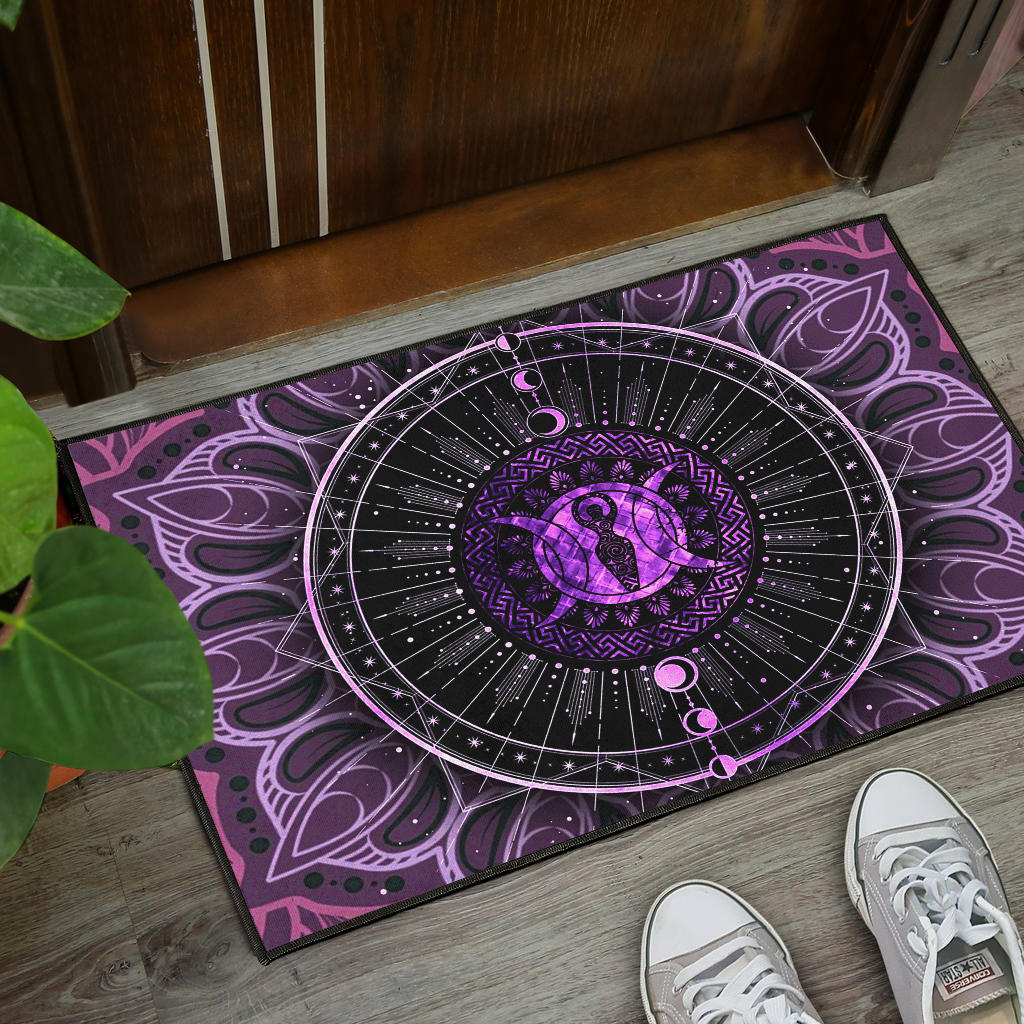 Triple Goddess Wicca - Witch Doormat 0822