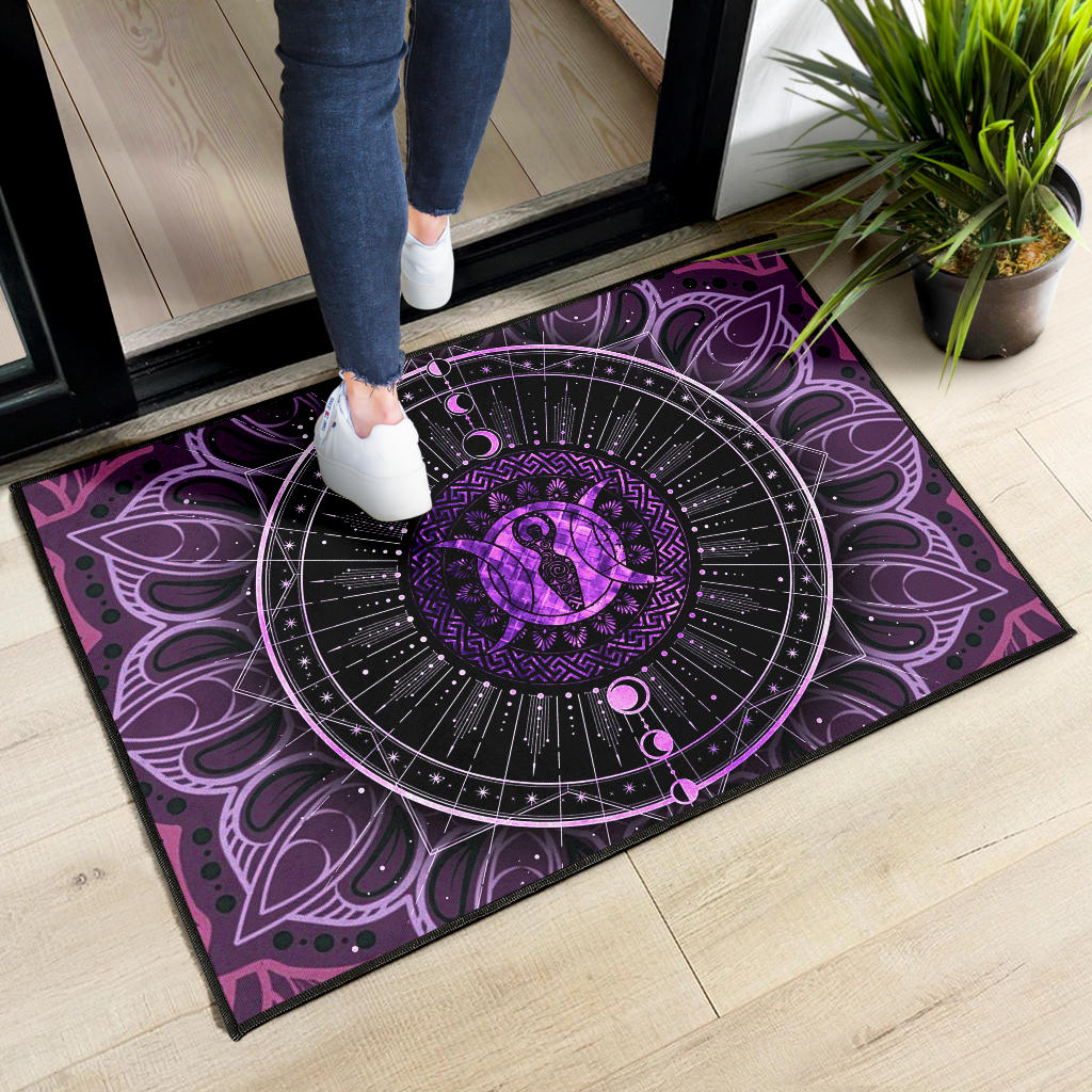 Triple Goddess Wicca - Witch Doormat 0822