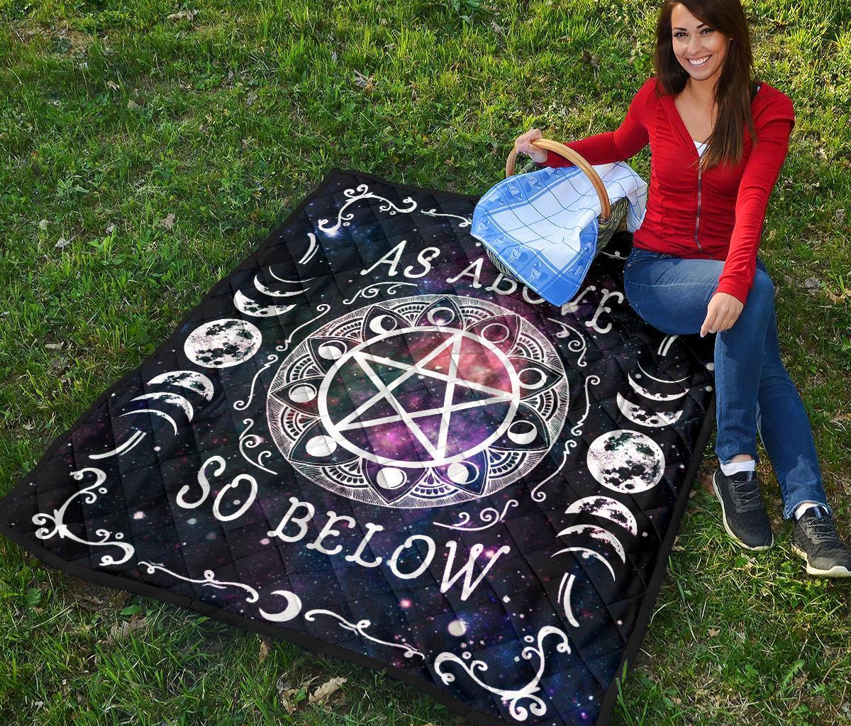 As Above So Below - Witch Quilt 0822