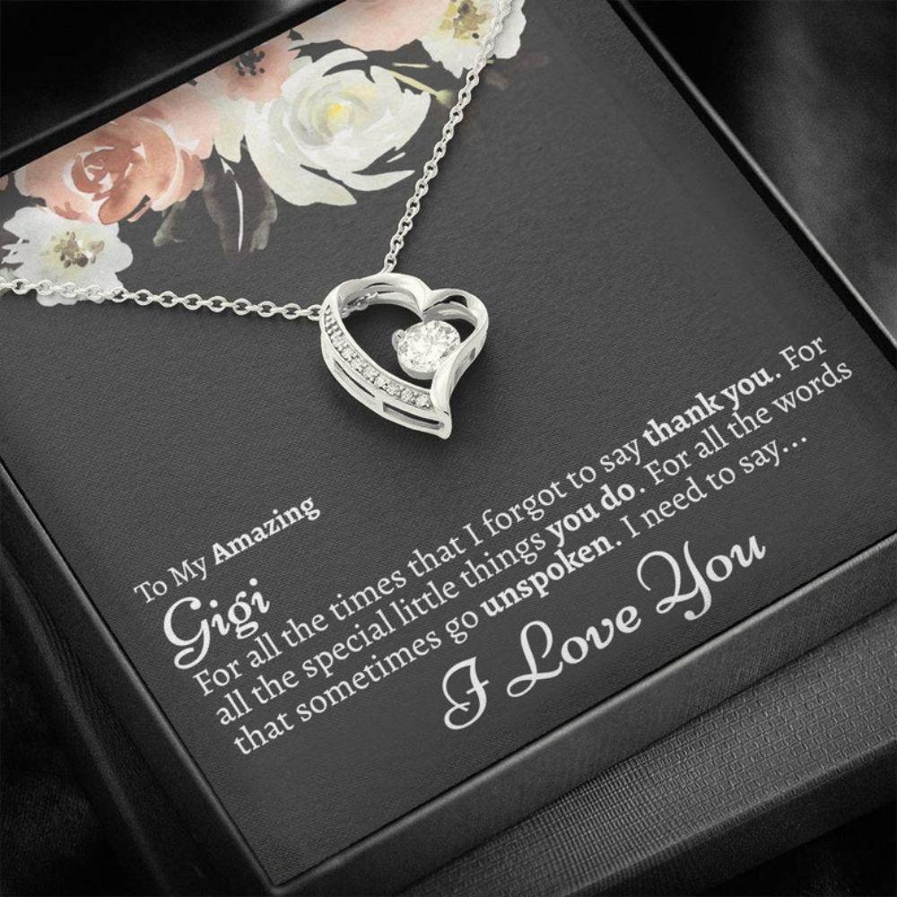 From Grandkids To My Gigi - Grandma Forever Love Necklace 0921