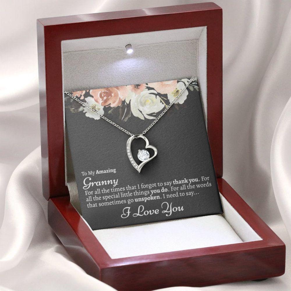 Mother's Day Gift To My Granny - Grandma Forever Love Necklace 0921