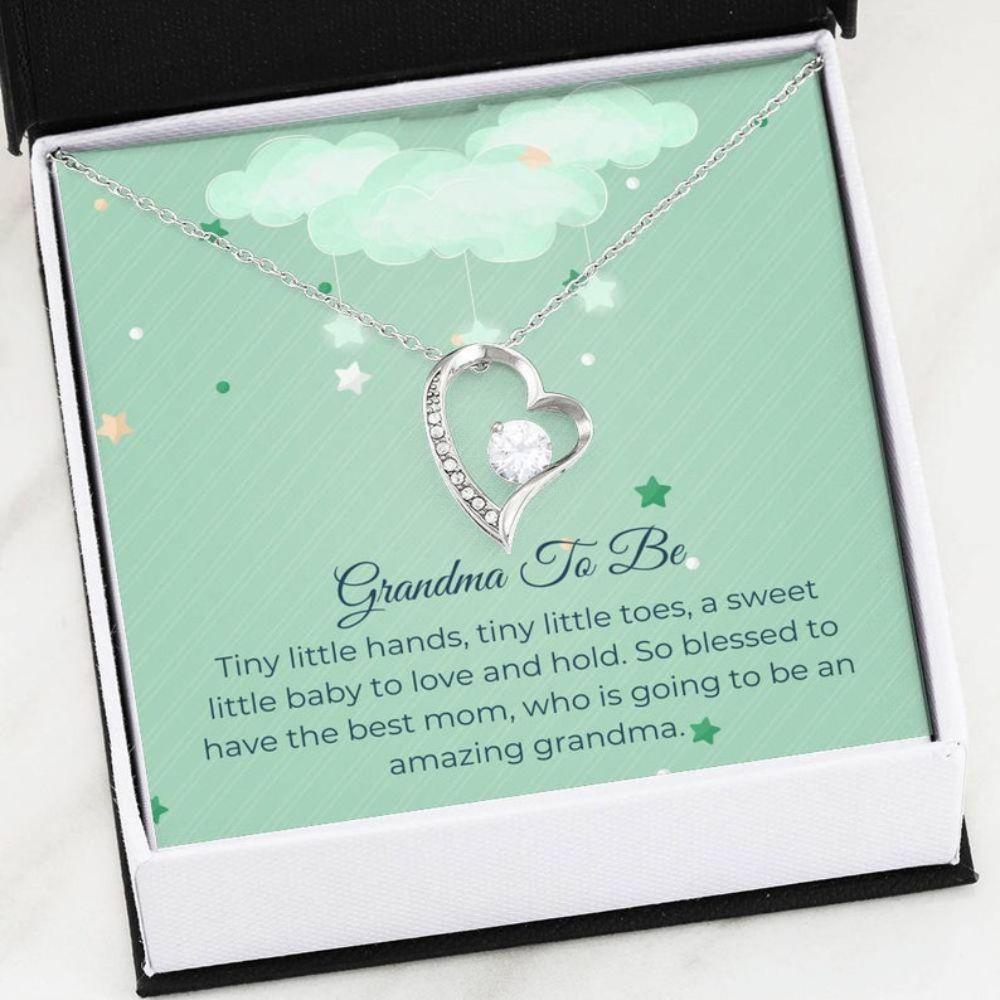 First Time Grandmother New Nana Gift - Grandma Forever Love Necklace 0921