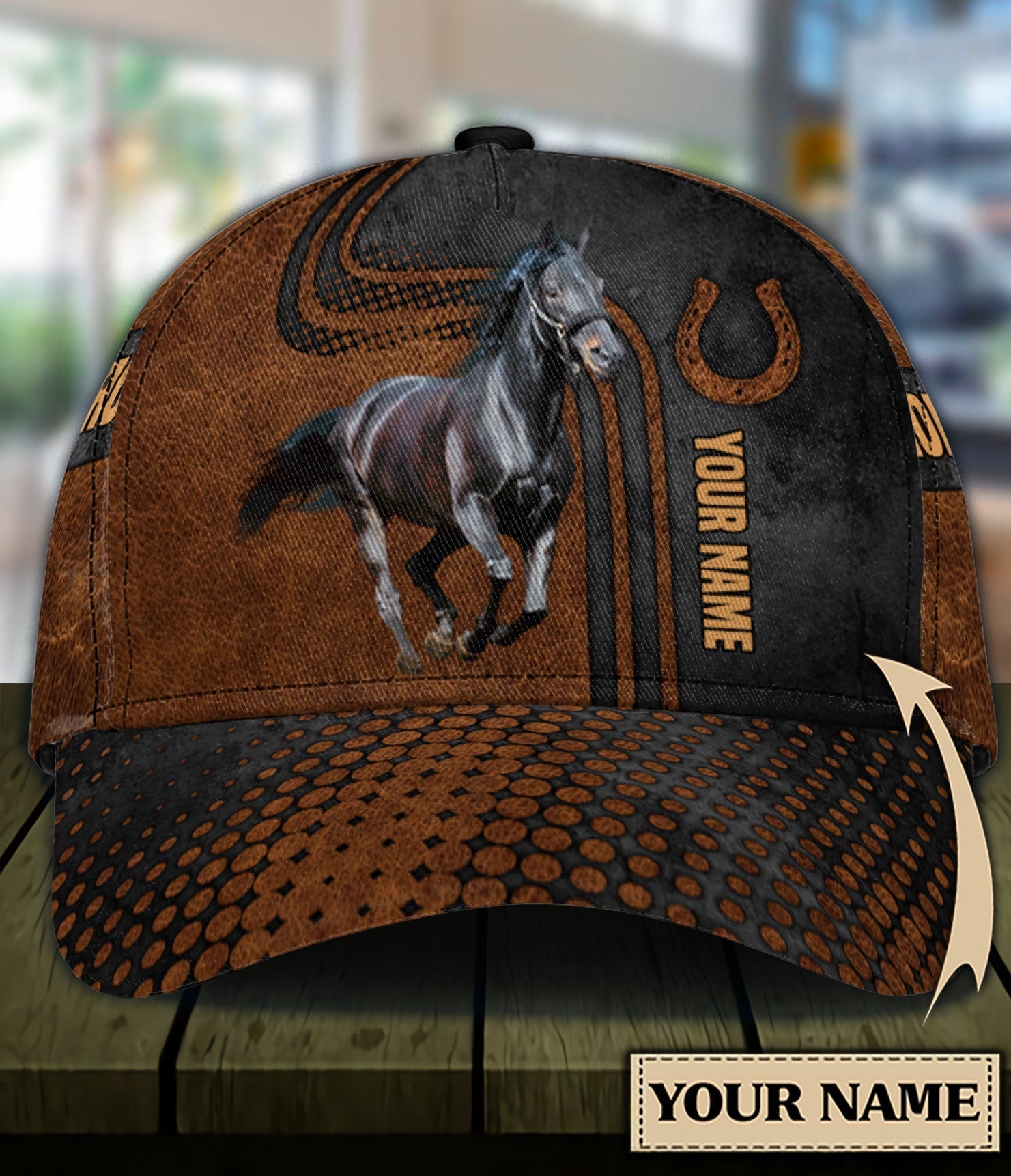 Running Horse - Personalized Horse Classic Cap 0823