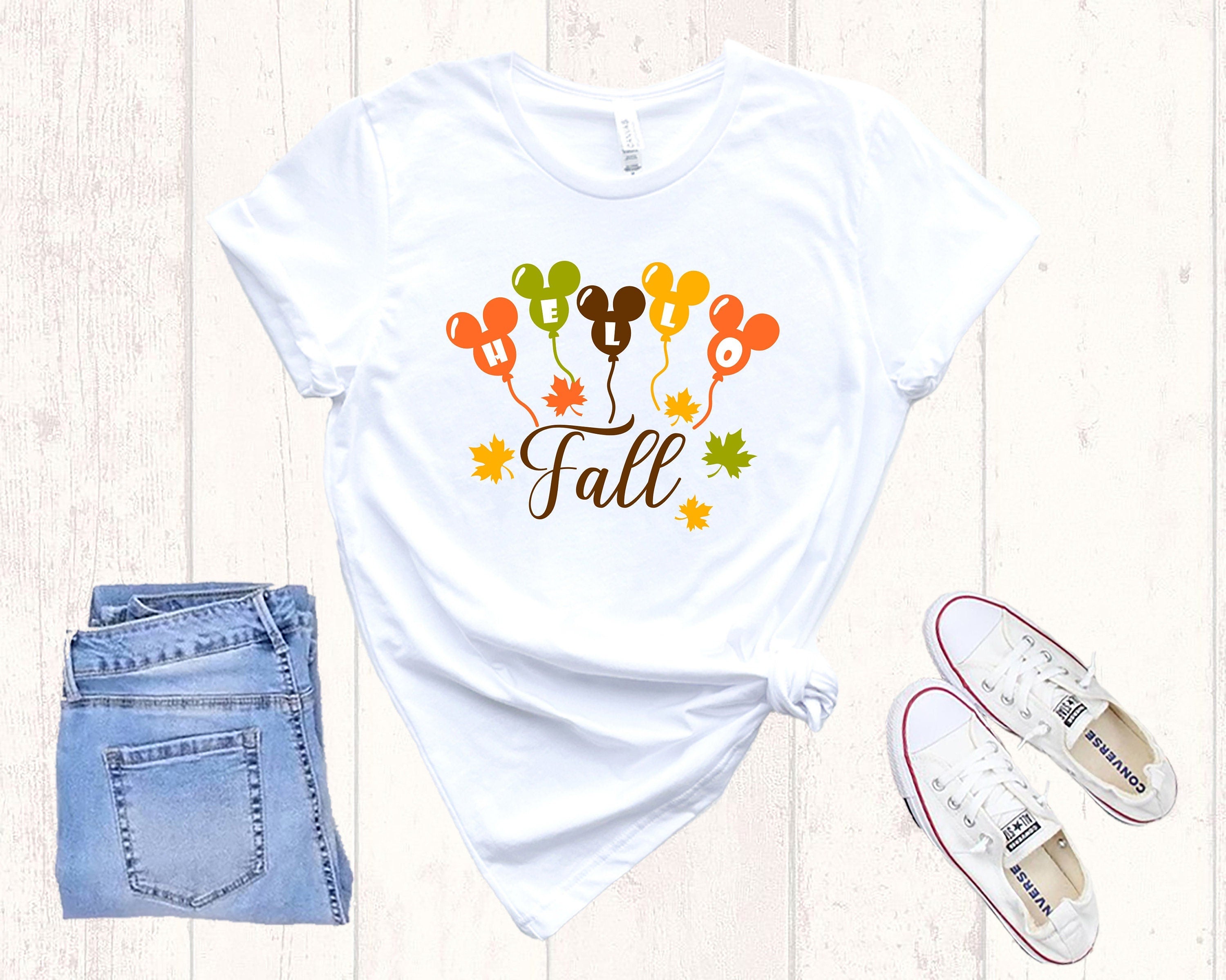 Hello Fall Mouse T-shirt and Hoodie 0823