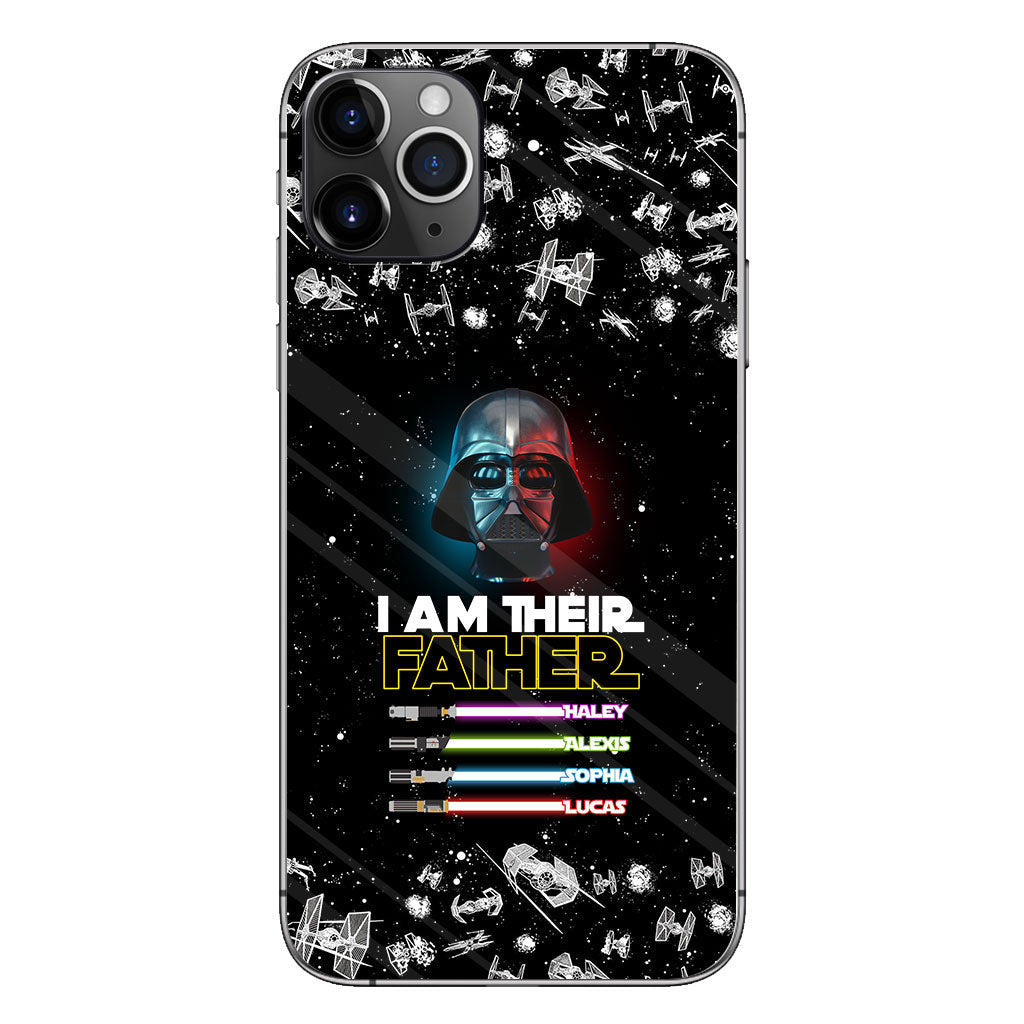 I Am Their Father - Personalized Father's Day The Force Phone Case