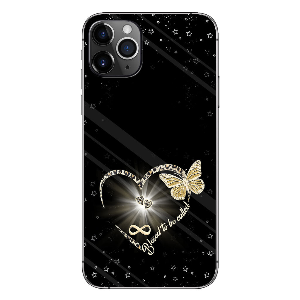Blessed To Be Called Butterfly Heart - Grandma Personalized Phone Case 082021