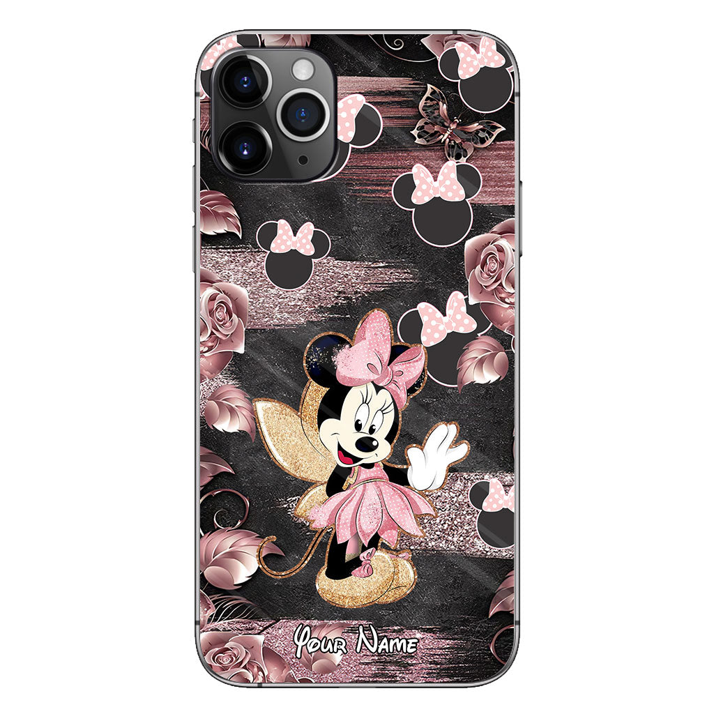 Little Pink Mouse Ears - Personalized Phone Case