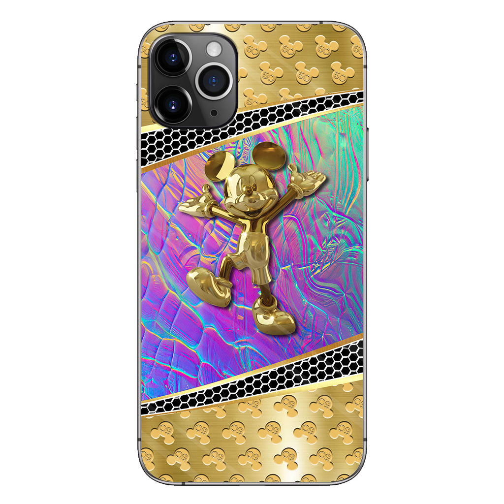 50 Years Of Magic - Personalized Mouse Phone Case With 3D Pattern Print