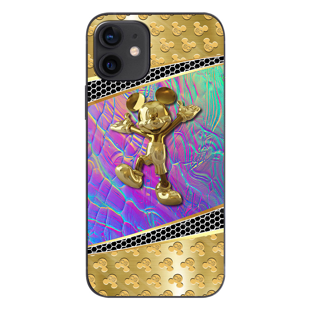 50 Years Of Magic - Personalized Mouse Phone Case With 3D Pattern Print