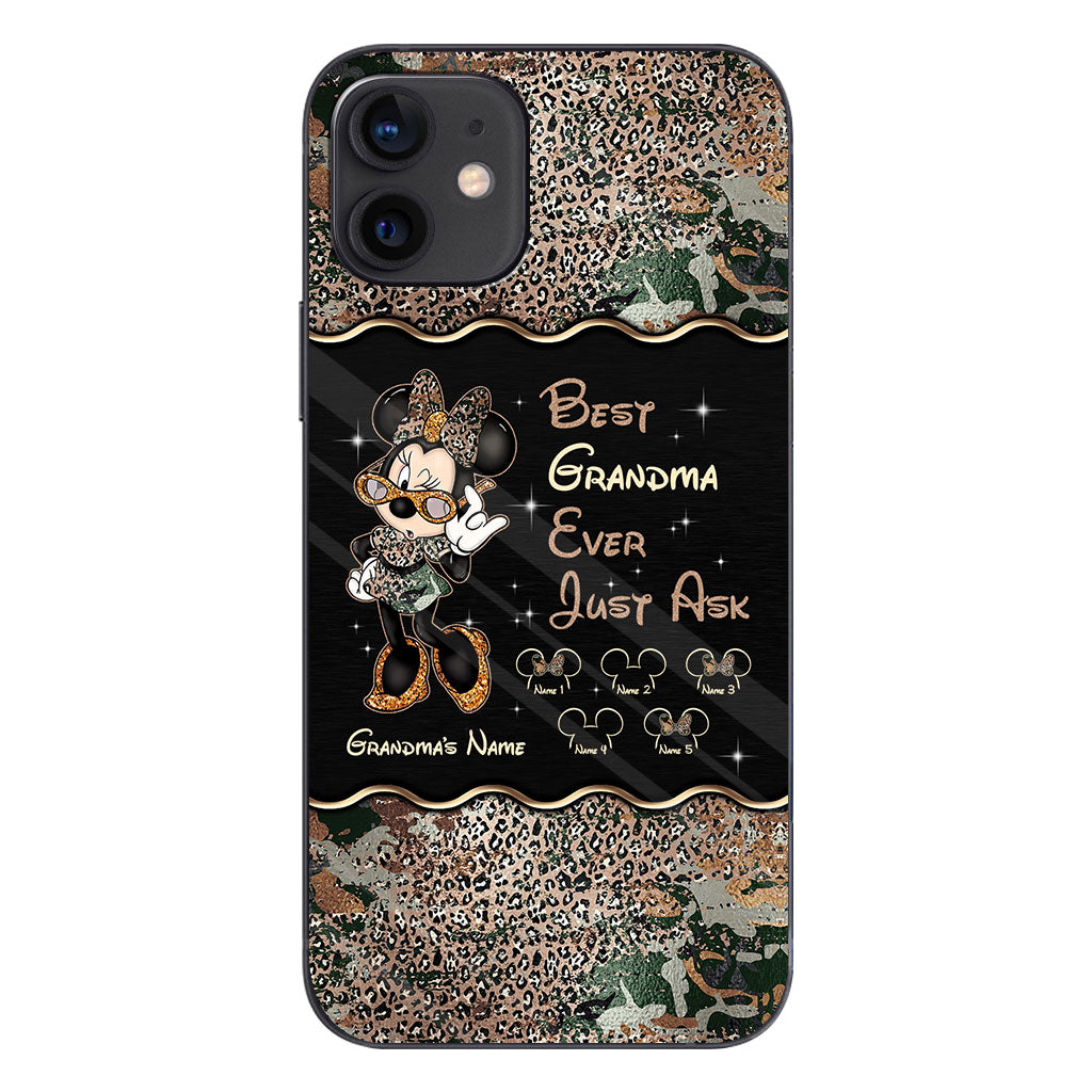 Best Grandma Ever - Personalized Mother's Day Mouse Phone Case