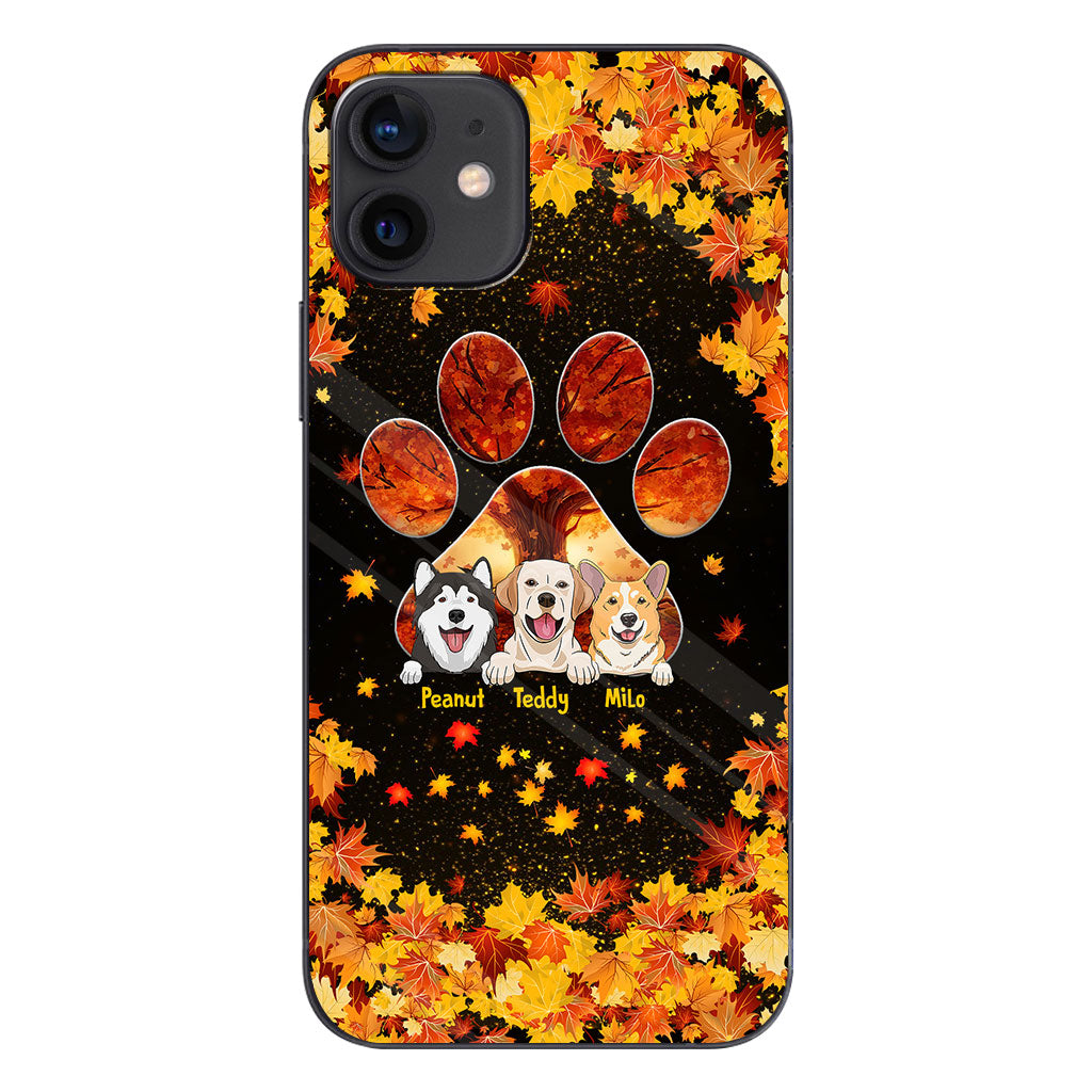 Hello Fall - Personalized Dog Phone Case