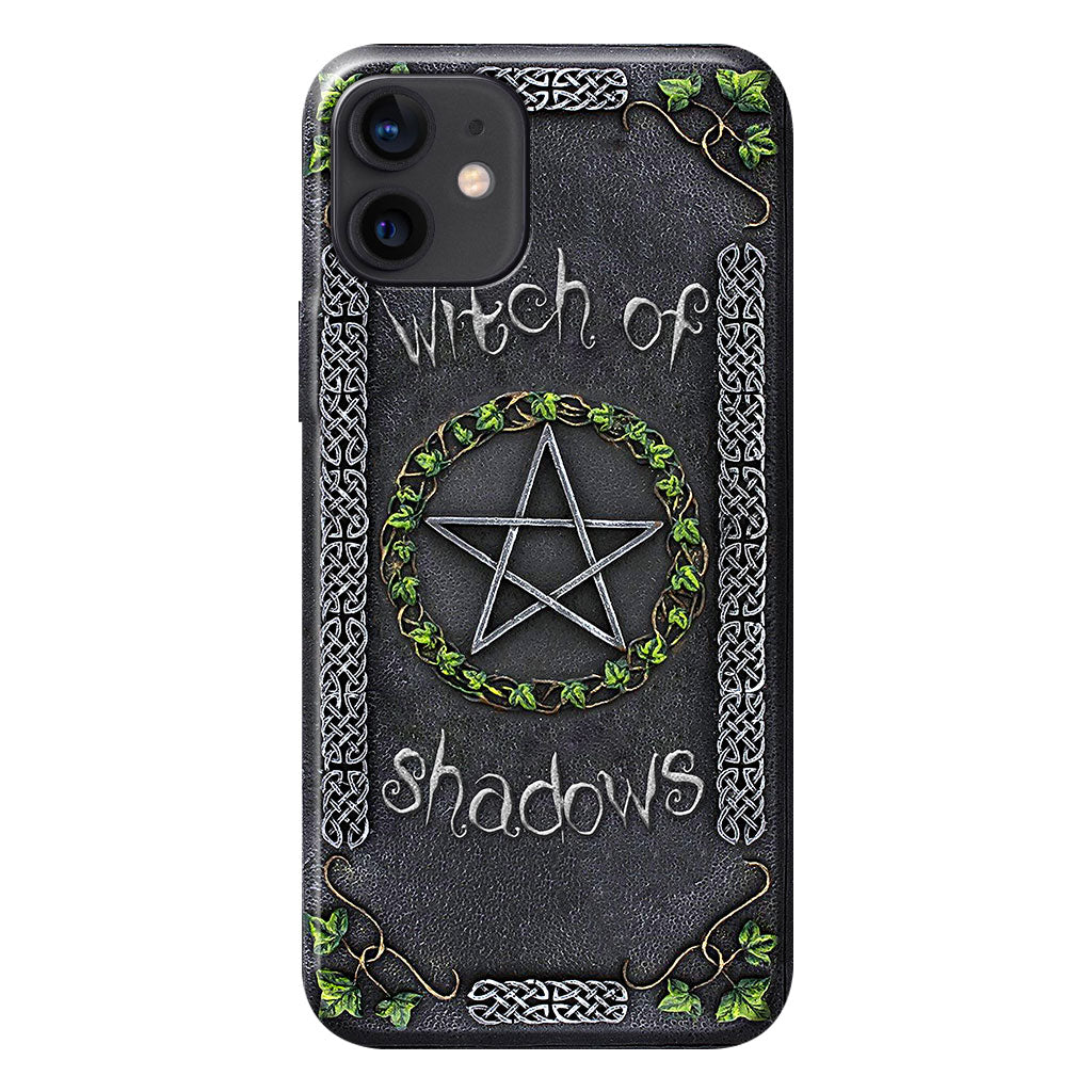 Witch Of Shadows Personalized Leather 3D Printed Phone Case