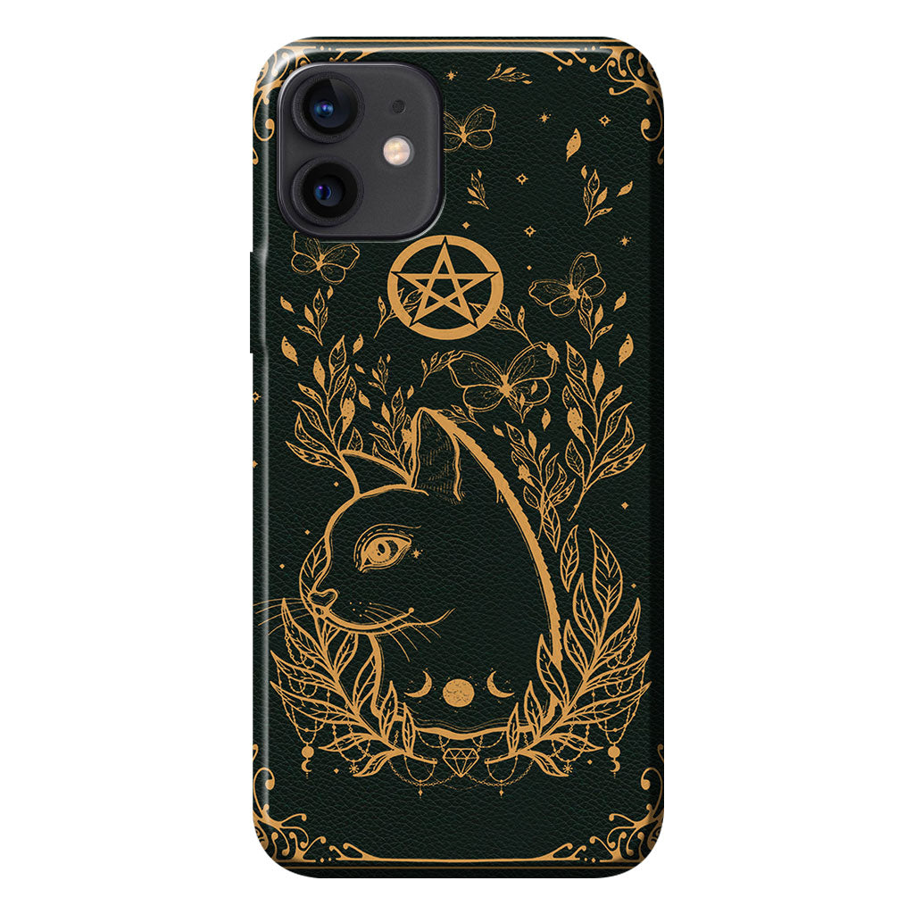 Lovely Little Witch Personalized Leather Pattern Print Phone Case