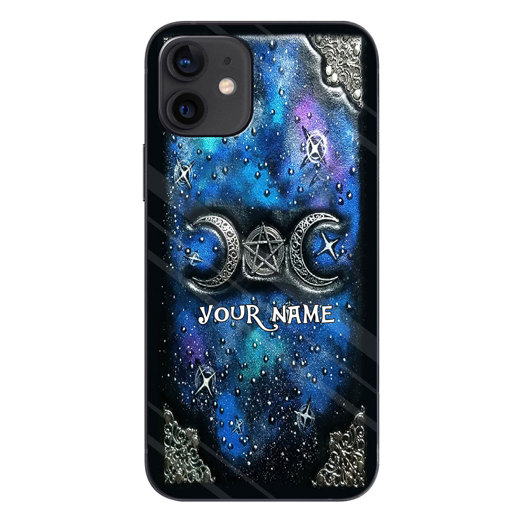 Tripple Moon Silver - Personalized Witch Phone Case