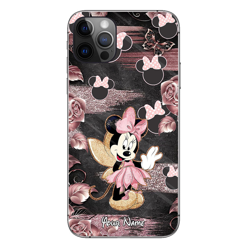 Little Pink Mouse Ears - Personalized Phone Case