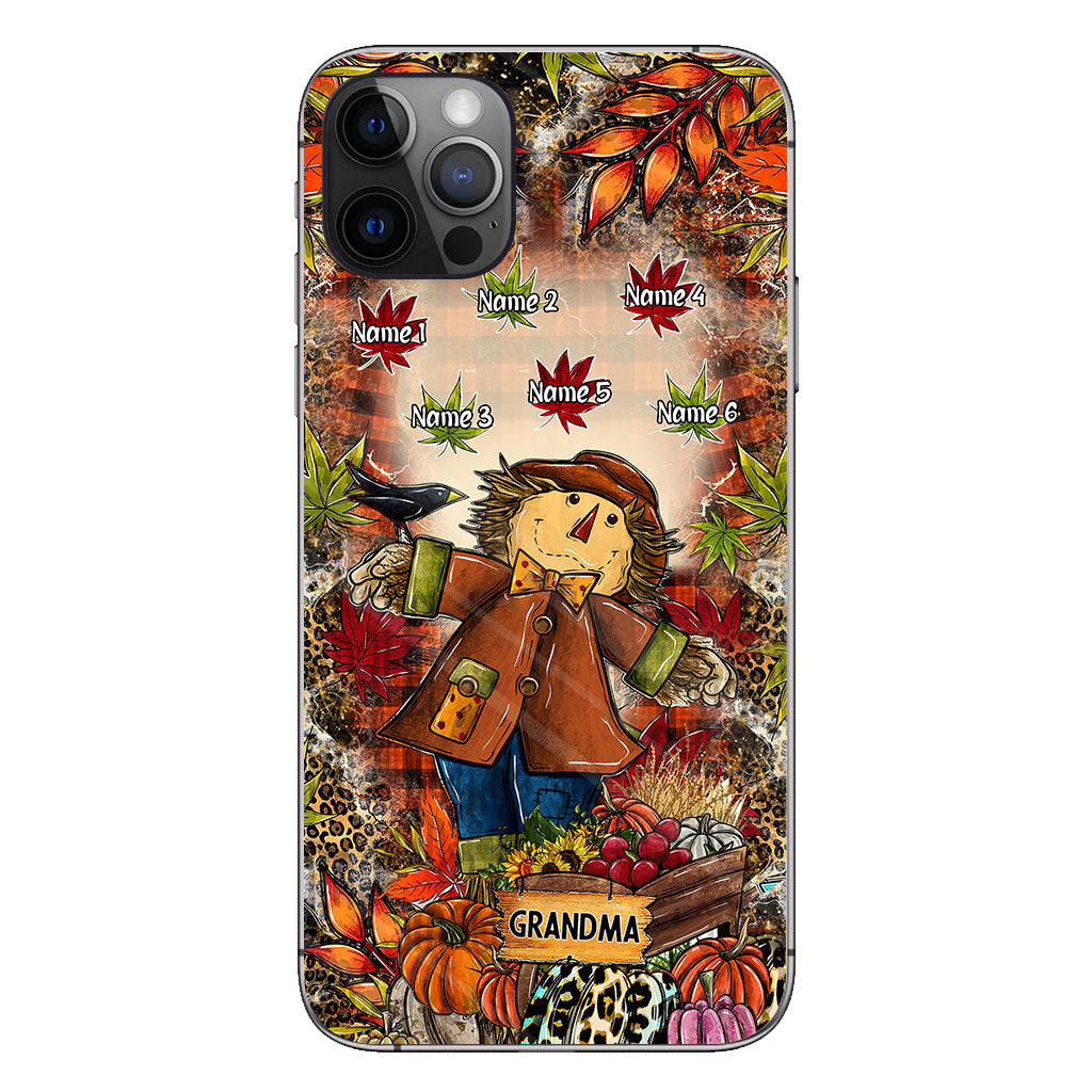 Grandma - Personalized Fall Grandma Phone Case