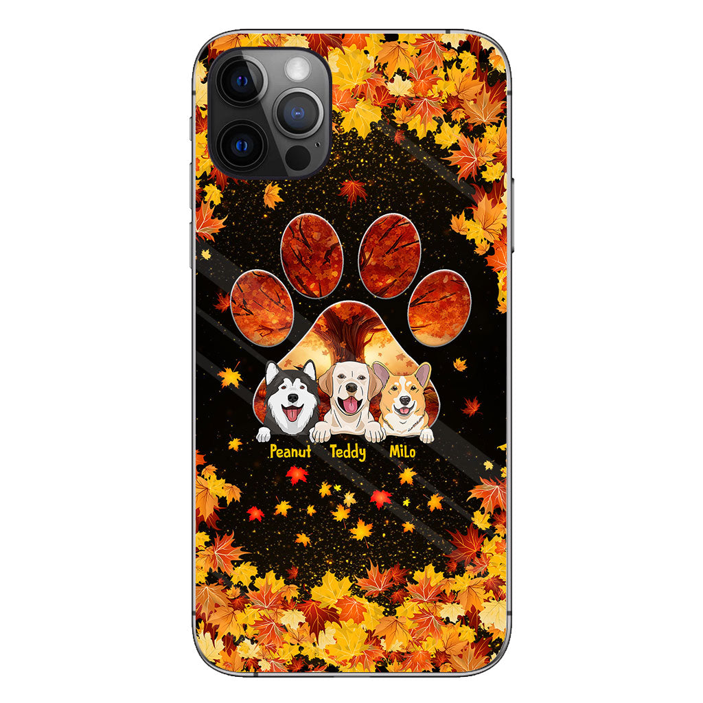 Hello Fall - Personalized Dog Phone Case