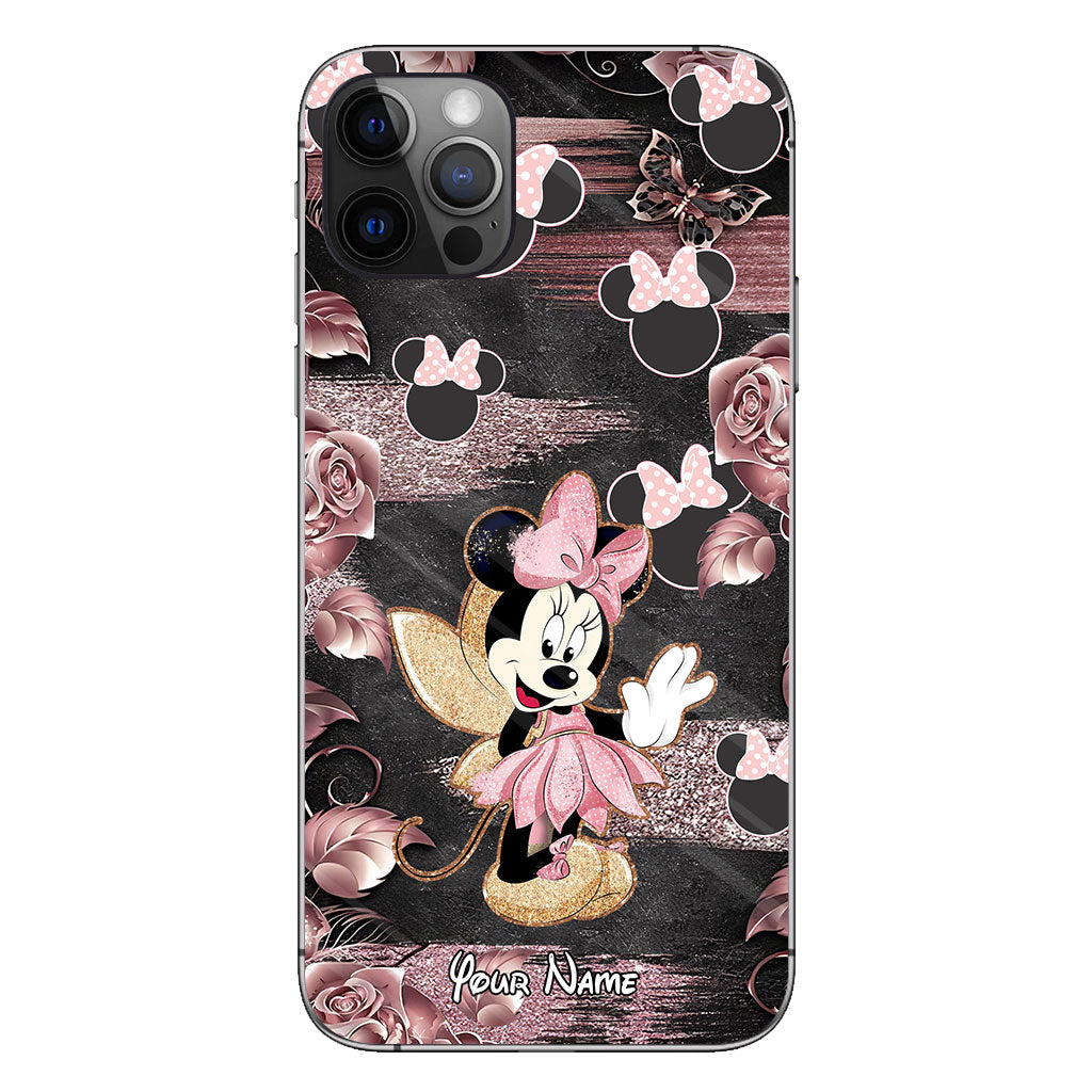 Little Pink Mouse Ears - Personalized Phone Case