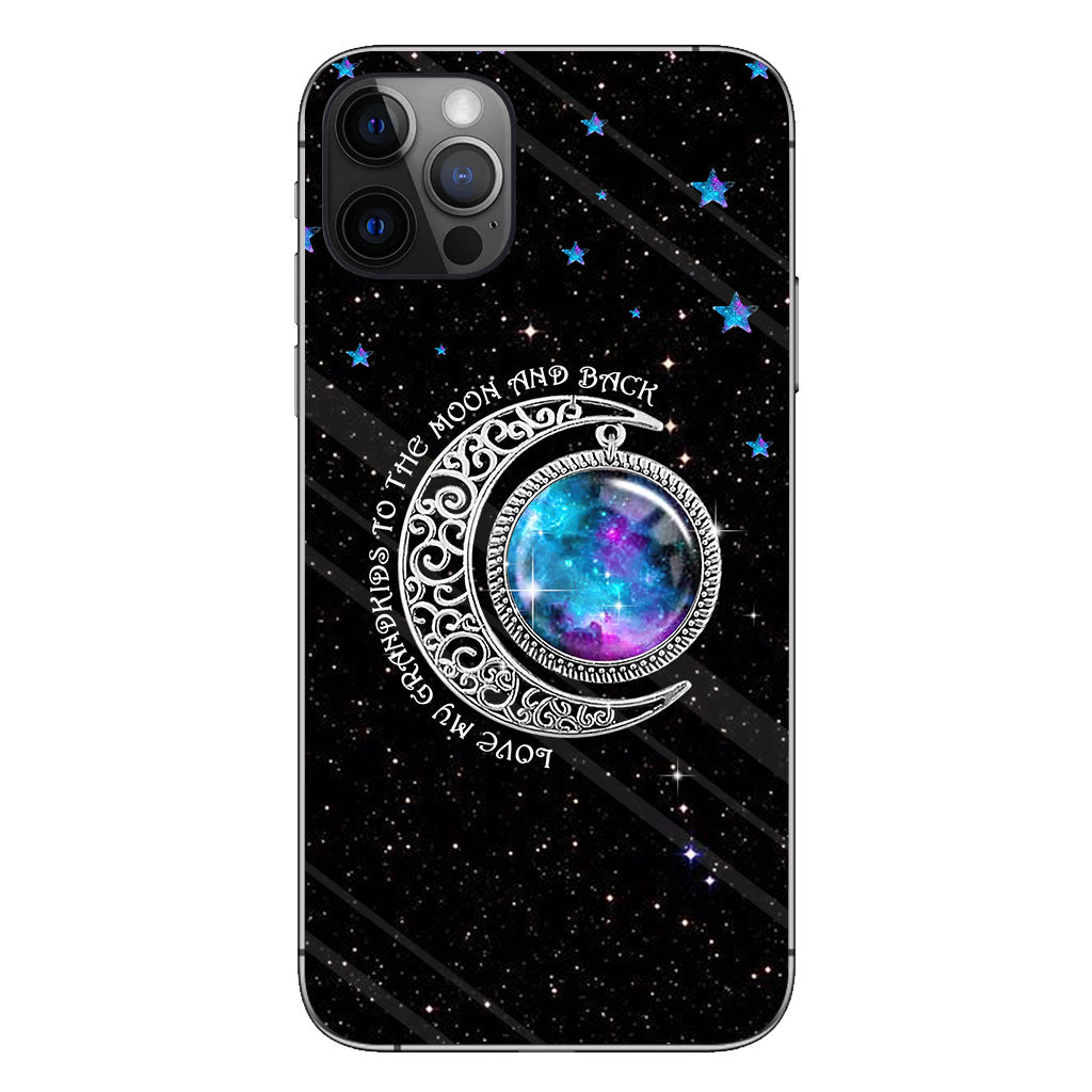 Love My Grandchildren To The Moon And Back - Grandma Personalized Phone Case