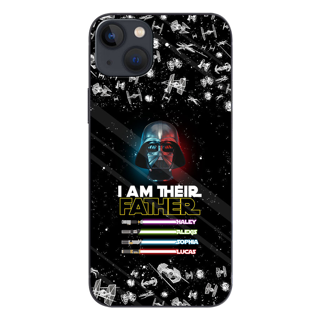 I Am Their Father - Personalized Father's Day The Force Phone Case