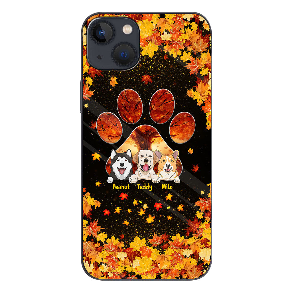 Hello Fall - Personalized Dog Phone Case