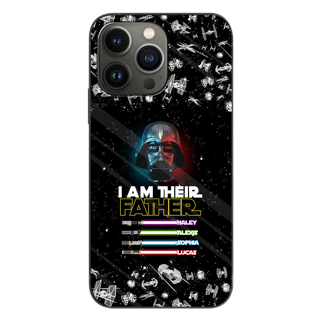 I Am Their Father - Personalized Father's Day The Force Phone Case