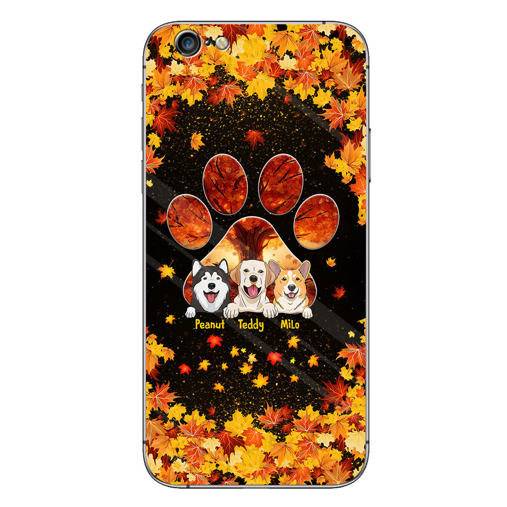 Hello Fall - Personalized Dog Phone Case