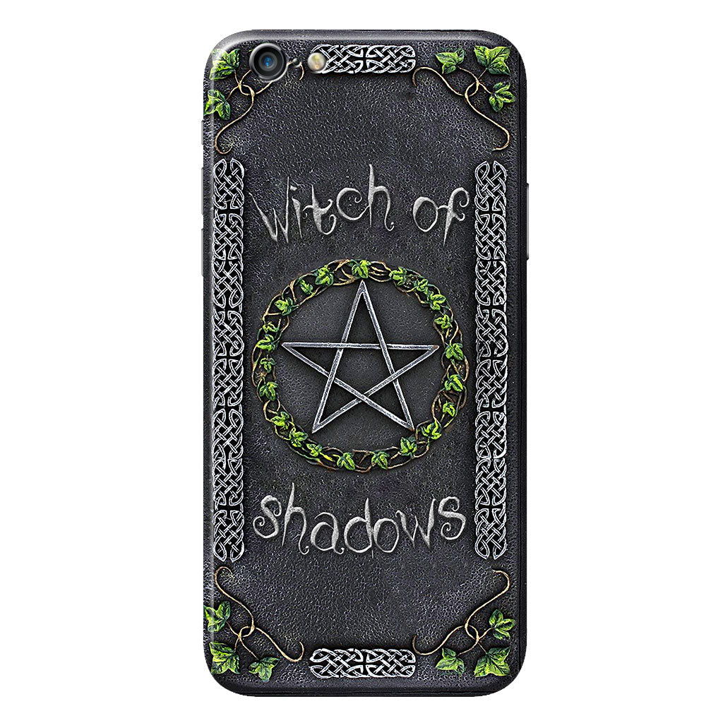 Witch Of Shadows Personalized Leather 3D Printed Phone Case