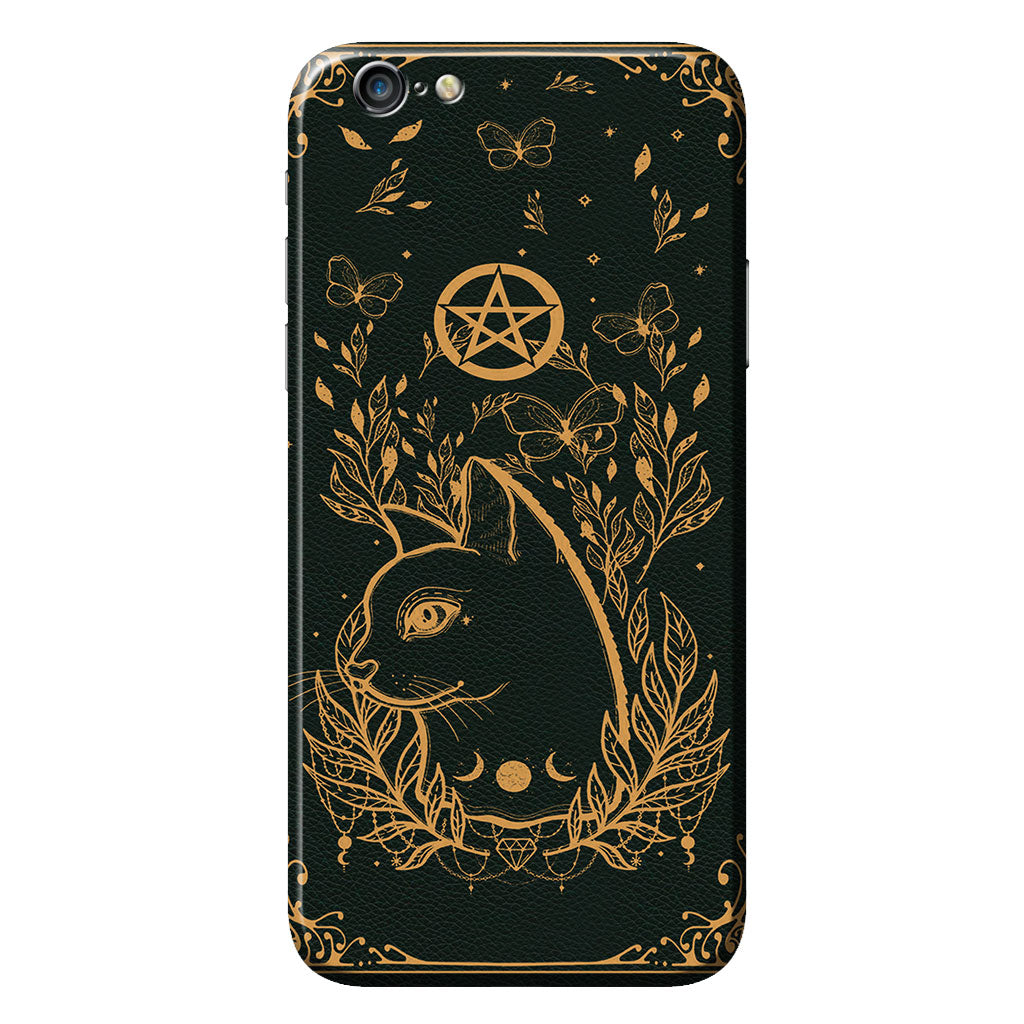 Lovely Little Witch Personalized Leather Pattern Print Phone Case