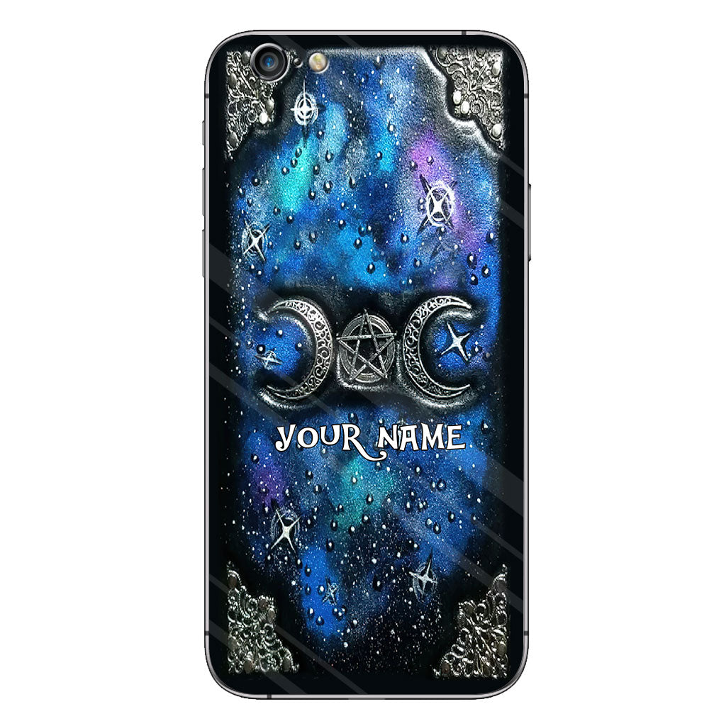 Tripple Moon Silver - Personalized Witch Phone Case