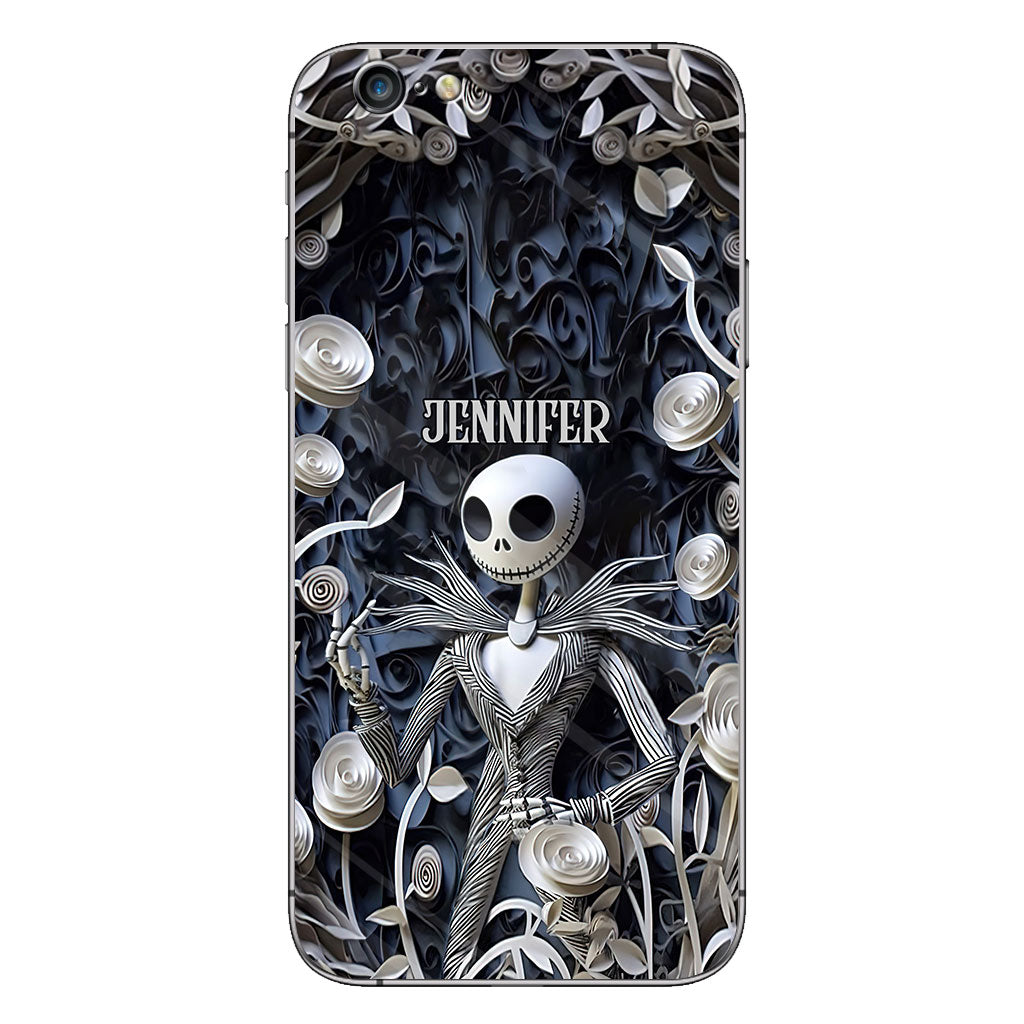 Hello Darkness - Personalized Nightmare Phone Case With 3D Effect Pattern