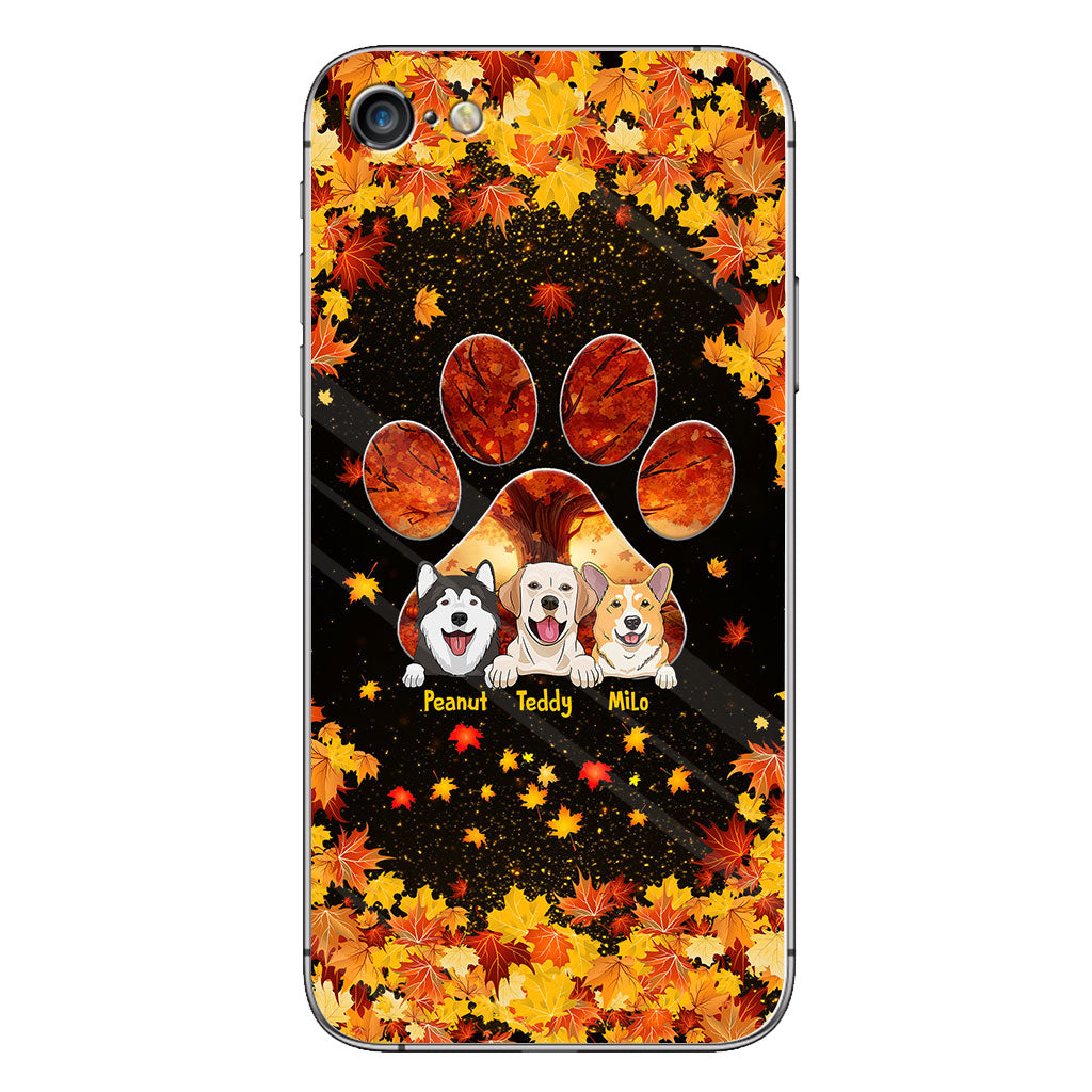 Hello Fall - Personalized Dog Phone Case