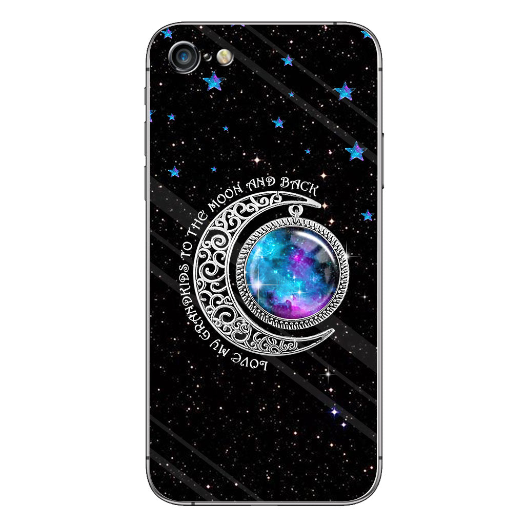 Love My Grandchildren To The Moon And Back - Grandma Personalized Phone Case