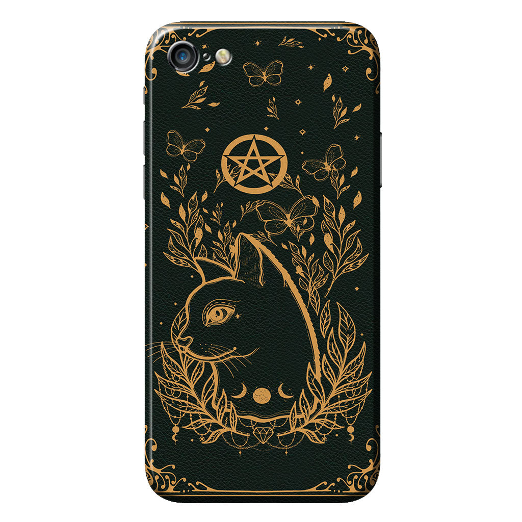 Lovely Little Witch Personalized Leather Pattern Print Phone Case