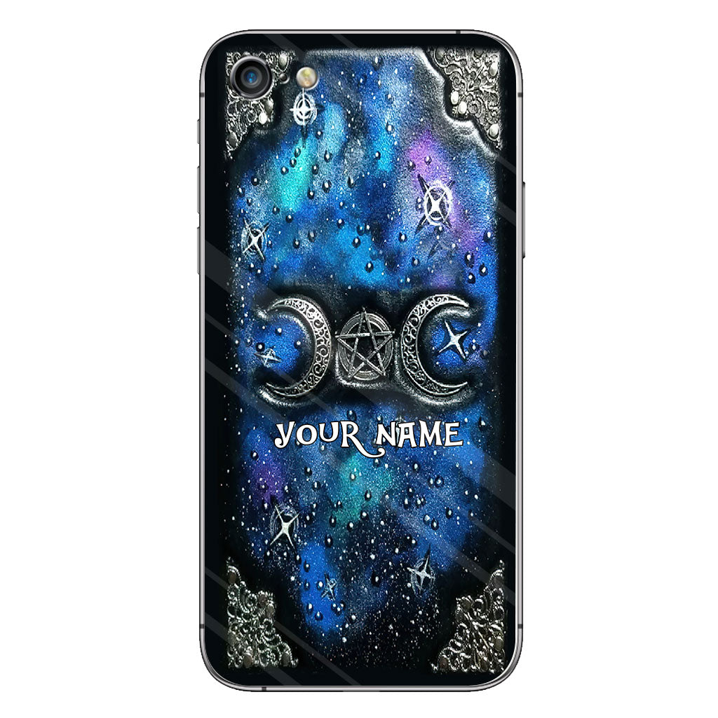 Tripple Moon Silver - Personalized Witch Phone Case