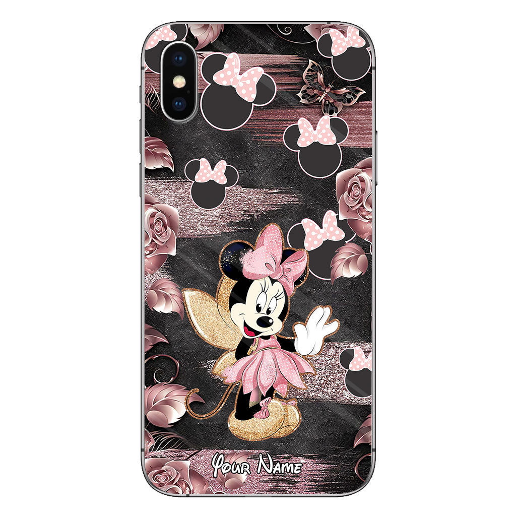 Little Pink Mouse Ears - Personalized Phone Case