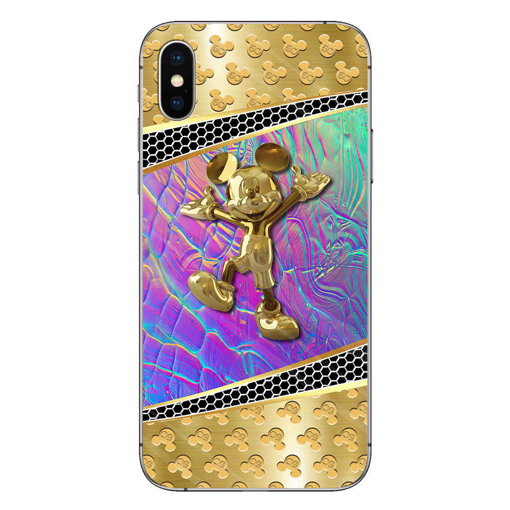 50 Years Of Magic - Personalized Mouse Phone Case With 3D Pattern Print