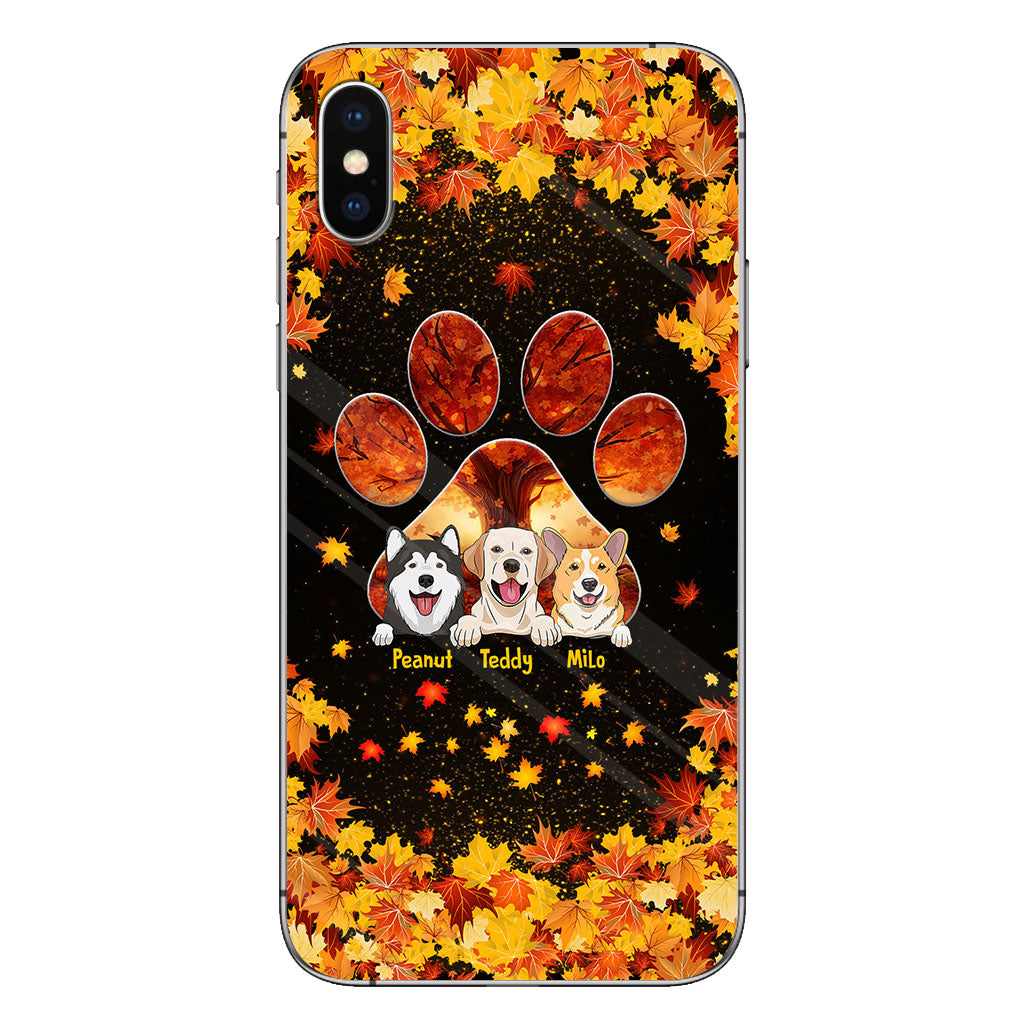 Hello Fall - Personalized Dog Phone Case