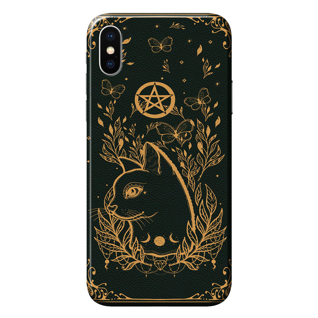 Lovely Little Witch Personalized Leather Pattern Print Phone Case