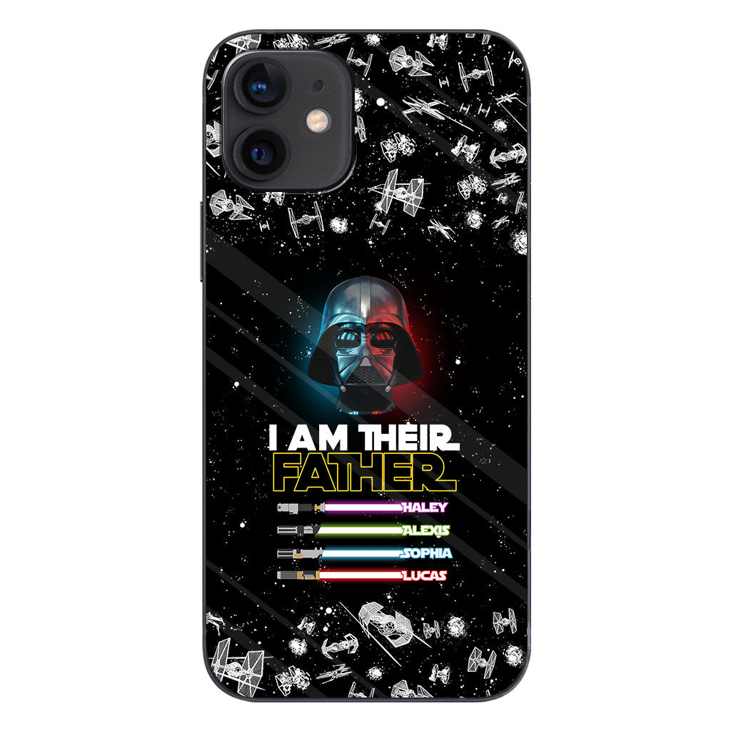 I Am Their Father - Personalized Father's Day The Force Phone Case