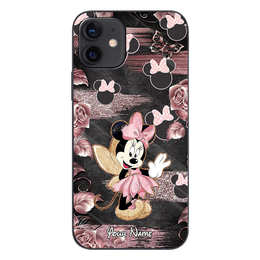 Little Pink Mouse Ears - Personalized Phone Case