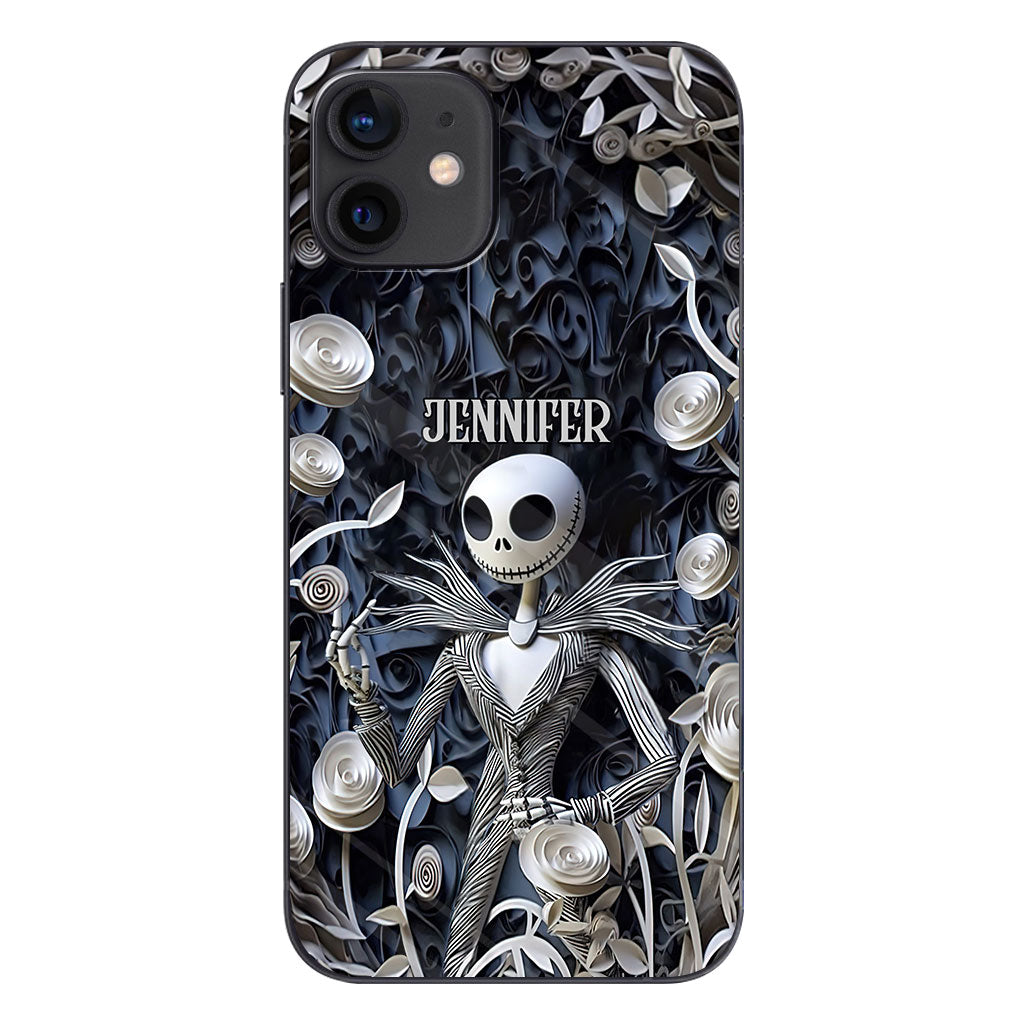 Hello Darkness - Personalized Nightmare Phone Case With 3D Effect Pattern