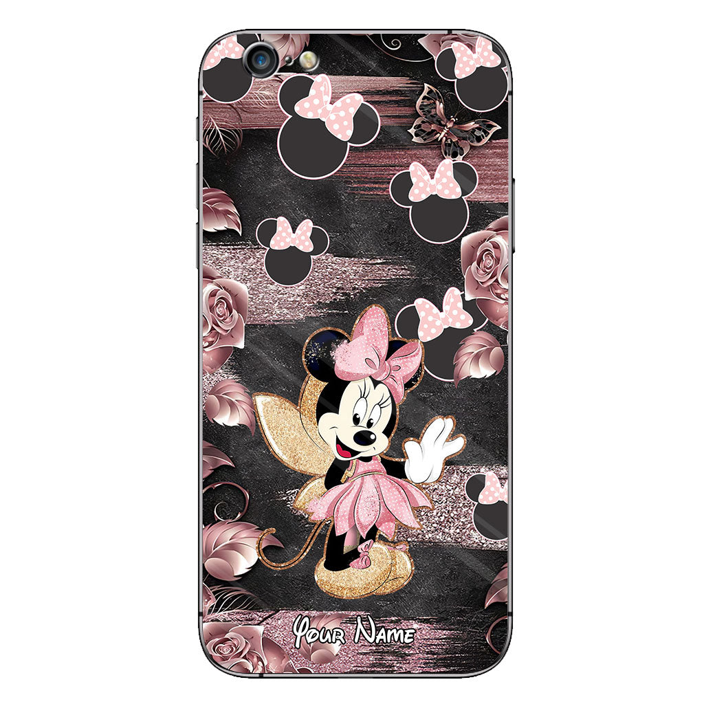 Little Pink Mouse Ears - Personalized Phone Case