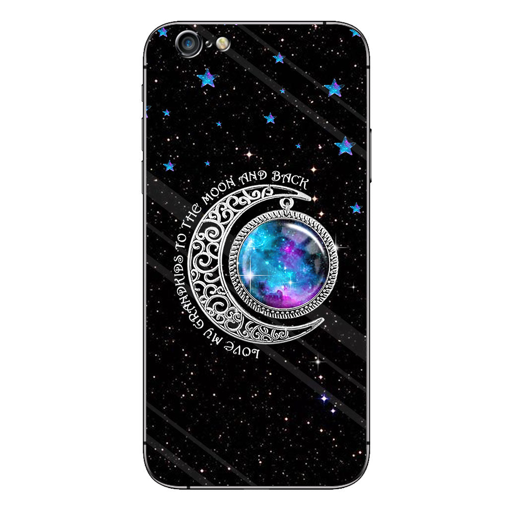 Love My Grandchildren To The Moon And Back - Grandma Personalized Phone Case