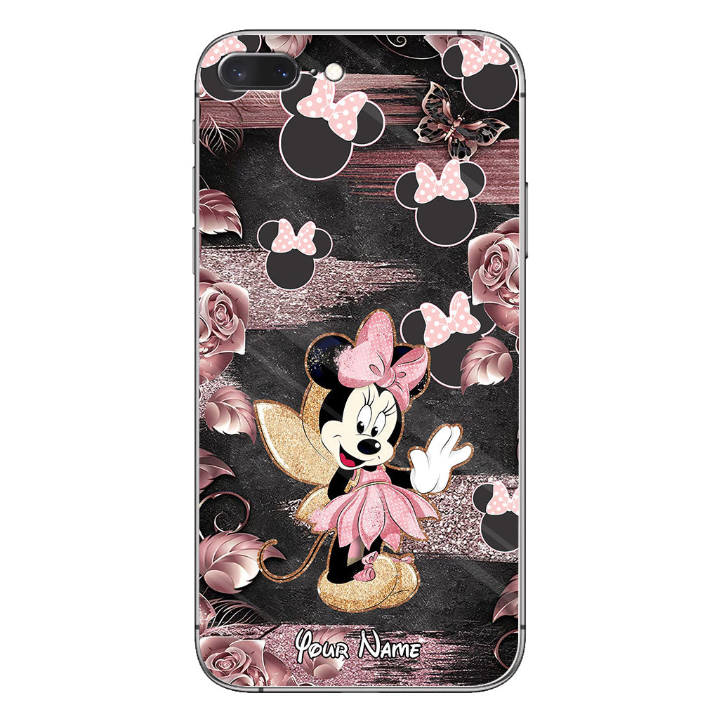 Little Pink Mouse Ears - Personalized Phone Case