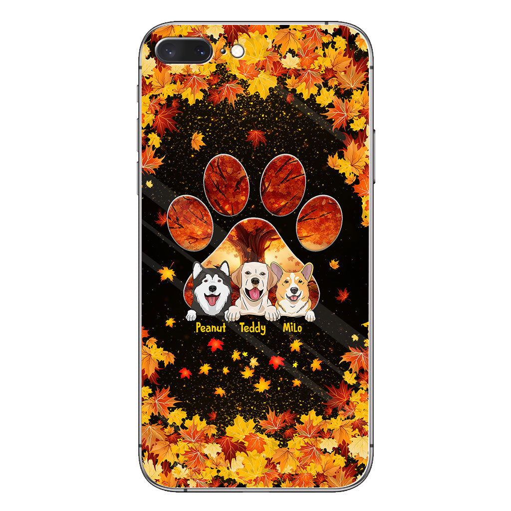 Hello Fall - Personalized Dog Phone Case